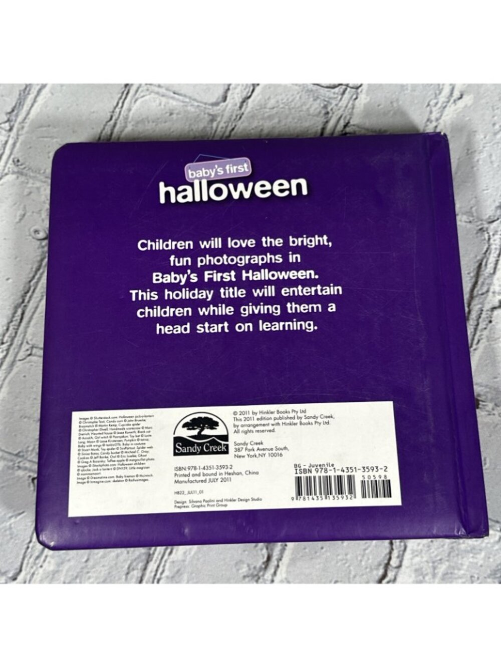 Baby’s First Halloween Book - Picture 7 of 7